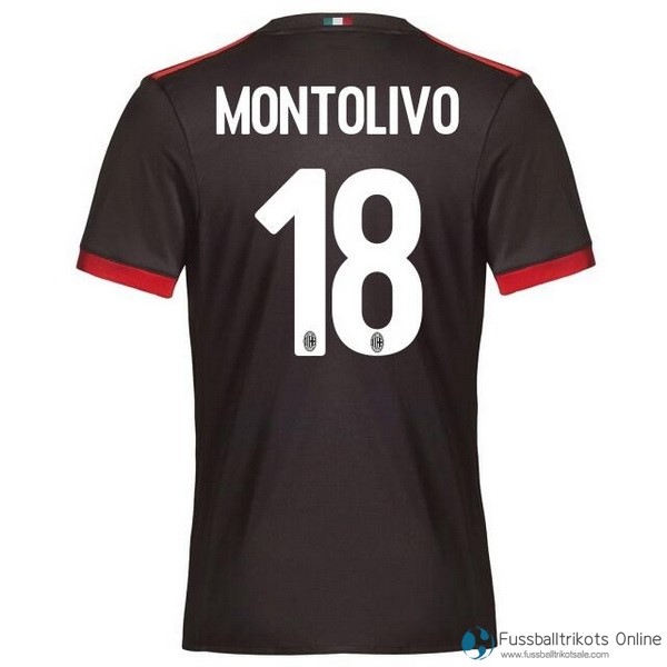 AC Milan Trikot Ausweich Montolivo 2017-18 Fussballtrikots Günstig